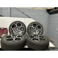 Alfa Romeo Tonale Set of 4 19 Inch Alloy Wheel Mags and Tyres 06/2022-Current