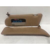 Mercedes S CLASS Sun Visors W126 Pair 01/76-03/92