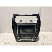 Toyota Camry Head Unit with Heater Controls AVV50 12/2011-05/2015
