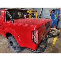 Nissan Navara Dual Cab Tub with Tailgate Hardcover and Sportsbar D40 09/05-08/15