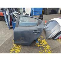 Mazda 2 Left Rear Door Window Glass DJ 09/14-