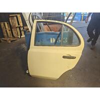 Nissan Micra Left Rear Door Shell K12 08/2007-10/2010