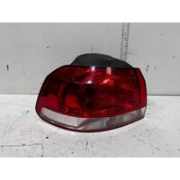 Volkswagen Golf Left Tail Light Gen6 10/2008-03/2013