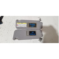 Toyota Prius Sun Visor Pair NHW20 10/2003-04/2009