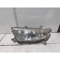 Toyota Kluger Left Head Light GSU45 10/2010-02/2014