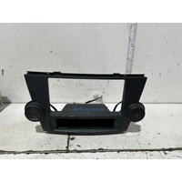 Toyota Kluger Head Unit Fascia GSU45 05/2007-03/2014