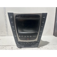 Lexus GS450h Head Unit Assembly GWS191 03/2005-12/2011