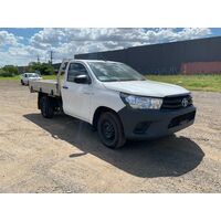 2017 Toyota Hilux Workmate TGN121 Automatic Single Cab - STAT WRITE OFF