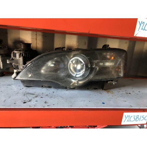 Subaru Liberty 4th Gen Left Headlight Halogen Type Black Insert 05/2003-05/2005