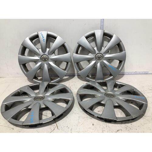 Toyota COROLLA Wheel Hub Caps ZRE152 03/07-12/13 150 SERIES