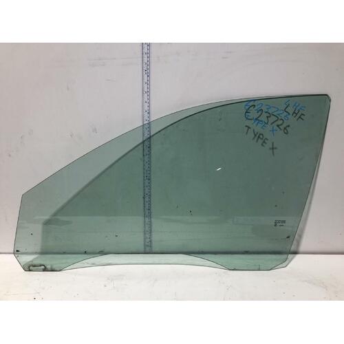 Jaguar X TYPE Left Door Window Glass 09/01-12/10