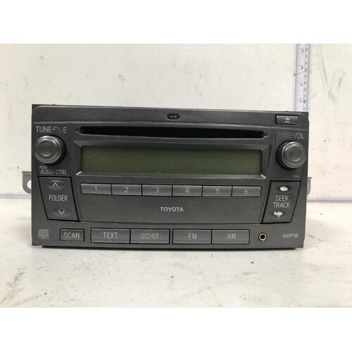 Toyota COROLLA Stereo/ Radio Head Unit ZRE152/153 03/07-10/13 P/N PZQ60-12011 