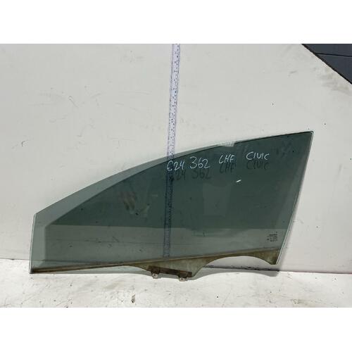 Honda Civic Left Front Door Glass 8th Gen 02/2006-12/2011