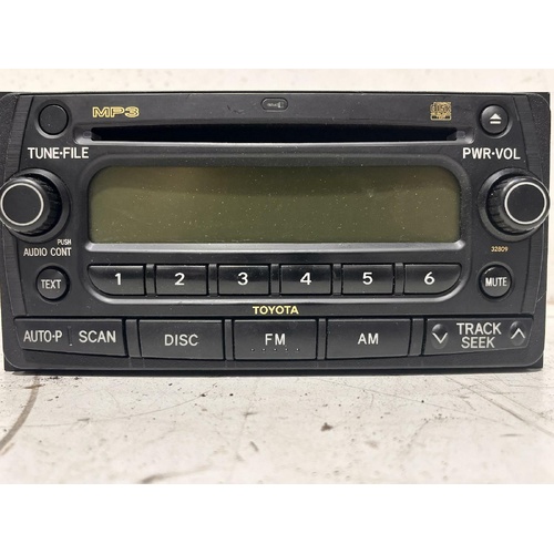 Toyota COROLLA Stereo Head Unit ZZE122 CD Player 12/01-06/07 P/N 08600-00990