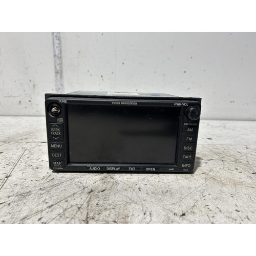 Toyota Landcruiser Head Unit UZJ100 01/1998-10/2007