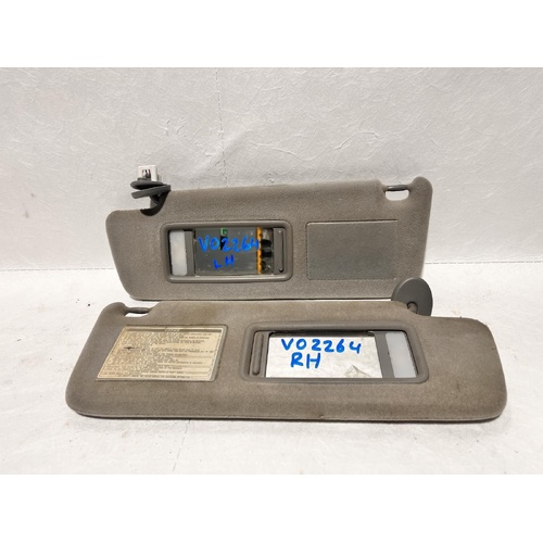 Toyota PRADO Sun Visor 120 SERIES Pair 02/03-10/09 Grey