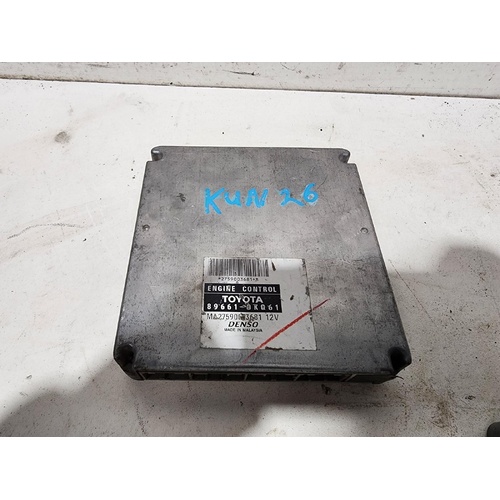 Toyota Hilux ECU 3.0 Turbo DIesel 1KD-FTV 89661-0KQ61 KUN26 02/05-08/15