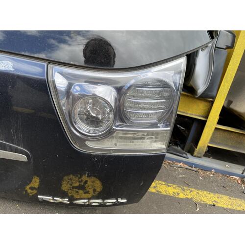 Lexus RX400h Right Tailgate Light MHU38 09/2006-02/2009