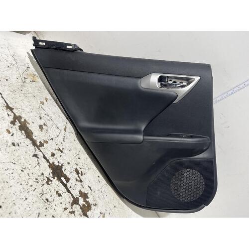 Lexus CT200h Left Rear Door Trim ZWA10 12/2010-2020