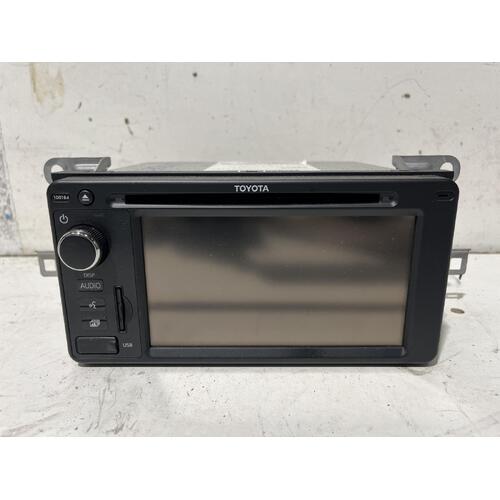 Toyota COROLLA Stereo Head Unit ZRE182 Hatch 10/12-03/15