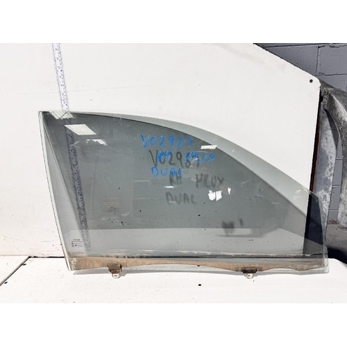 Toyota Hilux Right Door Glass KUN26 03/2005-08/2015