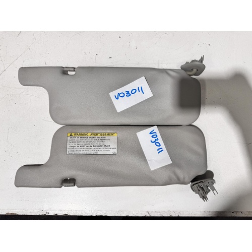 Toyota Corolla Sun Visors Pair Grey ZZE122 12/2001-04/2007