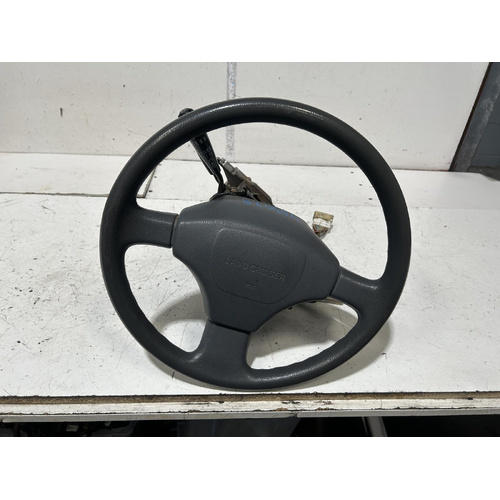 Toyota Landcruiser Steering Wheel with Horn Pad HZJ80 05/1990-03/1998