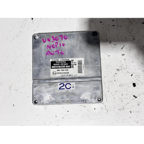 Toyota Echo Engine ECU NCP10 10/1999-09/2005