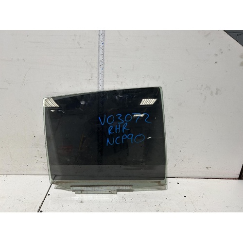 Toyota Yaris Right Rear Door Glass NCP130 10/2005-07/2011