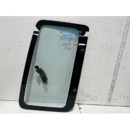 Toyota Hilux Right Rear Side Glass RN90 10/1988-09/1997