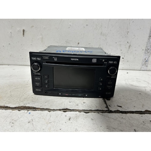 Toyota Corolla Head Unit ZRE152 03/2007-10/2013