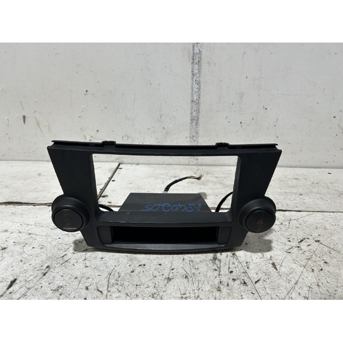 Toyota Kluger Head Unit Fascia with Hazard Switch GSU40 05/2007-03/2014