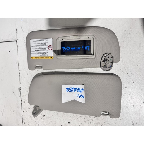 Holden Colorado Sun Visors RG 01/2012-12/2020