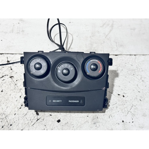 Toyota Corolla Heater Controls ZRE152 03/2007-12/2013