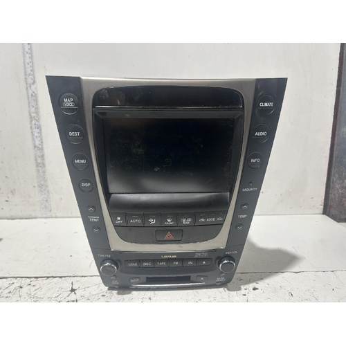 Lexus GS450h Head Unit Assembly GWS191 03/2005-12/2011
