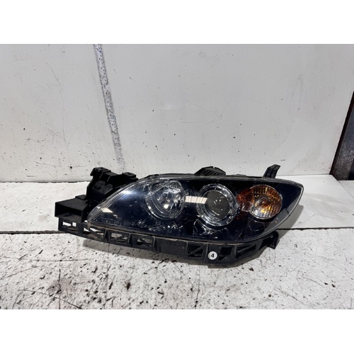 Mazda 3 Left Head Light BK 10/2003-04/2009