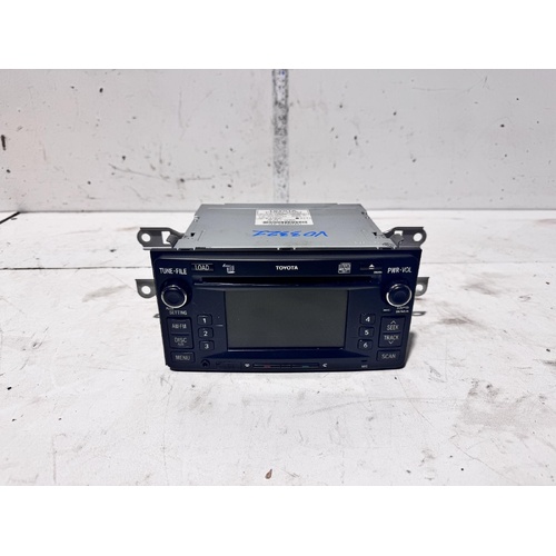 Toyota Corolla Stereo Head Unit ZRE152 03/2007-10/2013