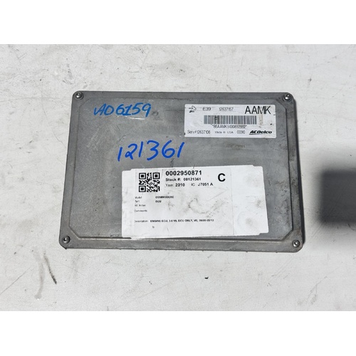 Holden Commodore Engine ECU VE 08/2009-05/2013