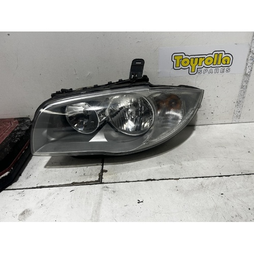 BMW 1 Series Left Head Light E87 120i 10/2004-01/2007
