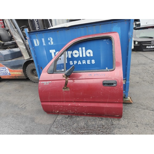 Toyota Hilux Left Front Door Glass RZN174 09/1997-03/2005