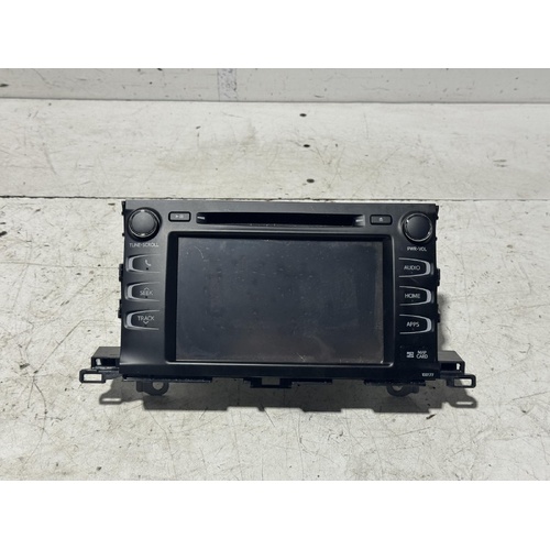 Toyota Kluger Stereo Head Unit GSU50 12/2013-02/2021