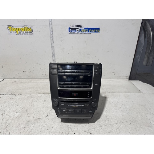 Lexus IS250 Stereo Head Unit GSE20 11/2005-12/2014