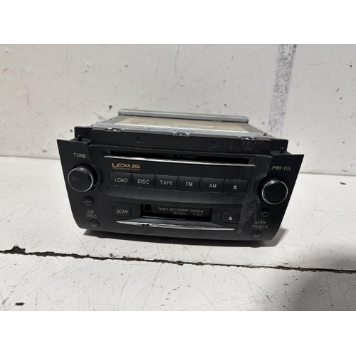 Lexus GS300 CD Player / Tape Deck GRS190 03/2005-12/2011